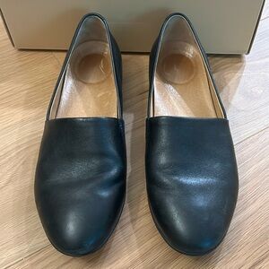 Black loafers by dansko